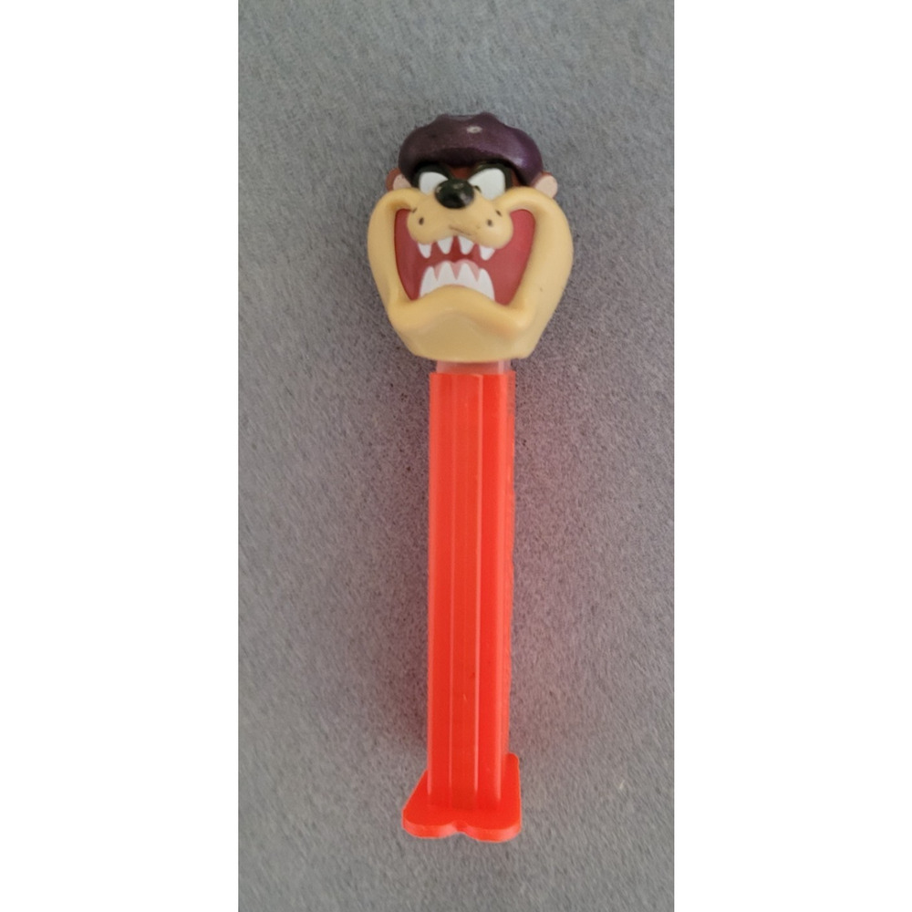 PEZ Looney Tunes Cycling Taz with Bicycle Helmet Dispenser - VINTAGE/1999!!